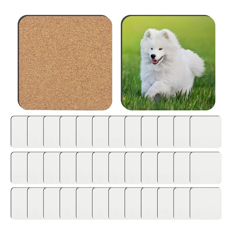 Coaster Sublimation Blank - NEW HOT In Stock-36 PCS Sublimation