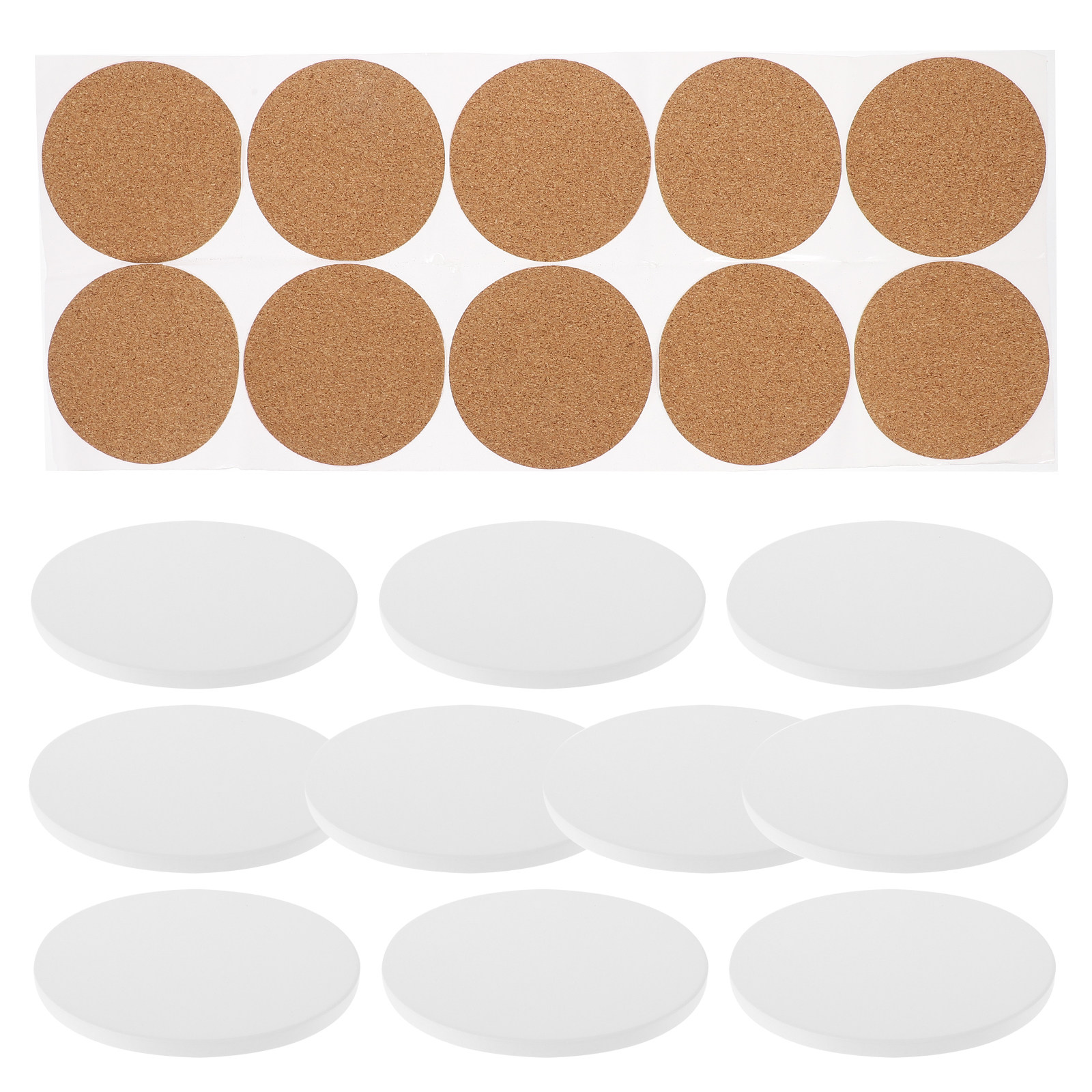 Coaster Sublimation Blank - 10Set Ceramic Coasters Sublimation Blank Heat