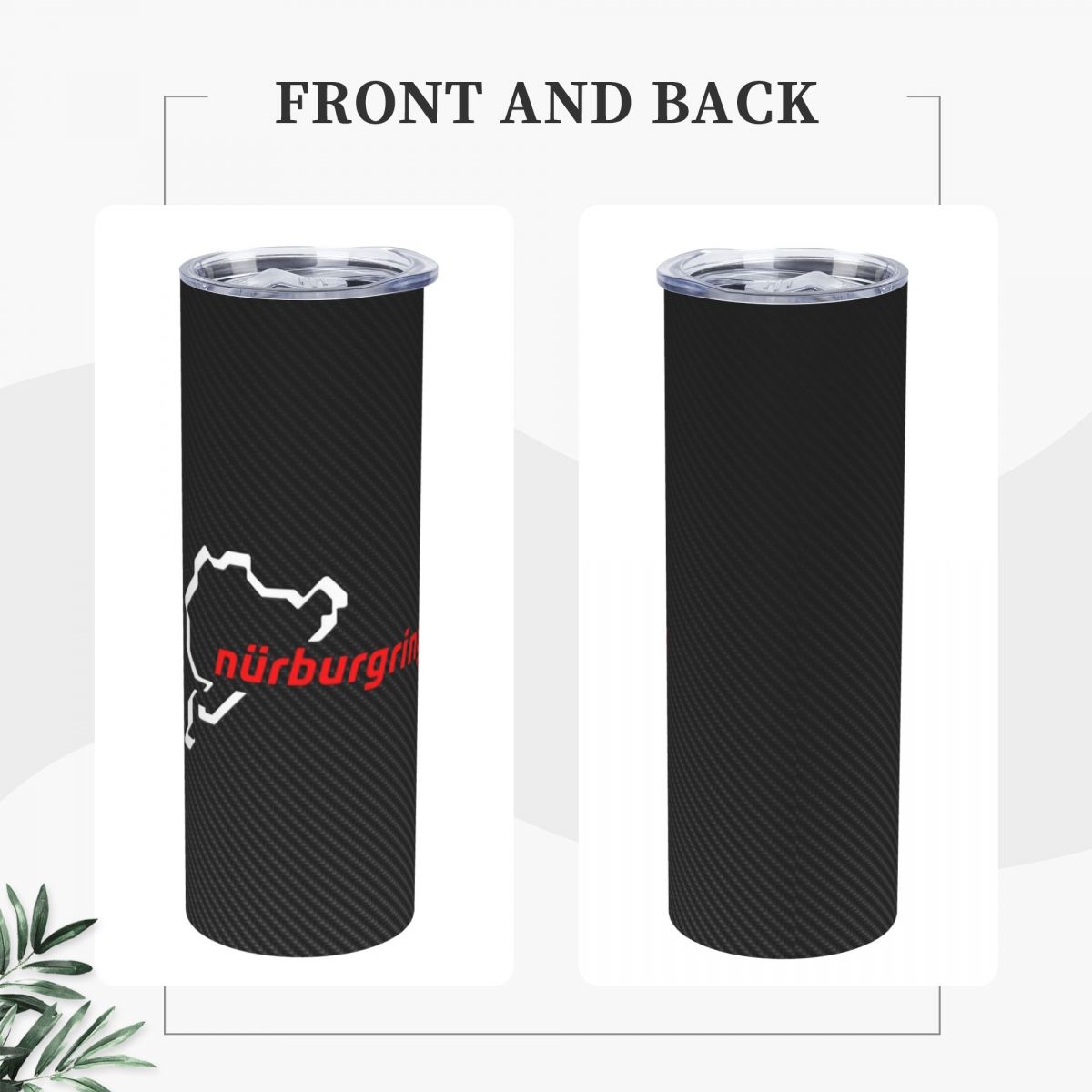 Nurburgring Carbon Fiber White - đánh giá và giá Tumbler 20Oz White
